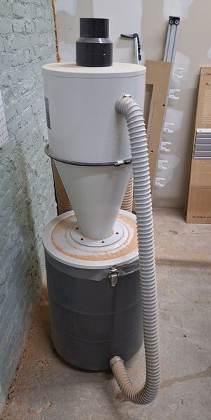 Picture of Dust extractor cyclone CX427 in the fablab